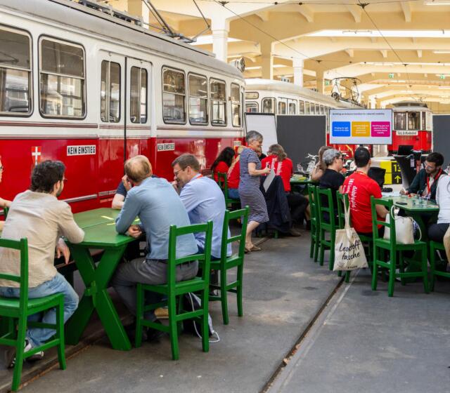 Shared Mobility Rocks Event im Verkehrsmuseum Remise