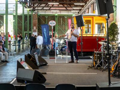 Shared Mobility Rocks Event im Verkehrsmuseum Remise